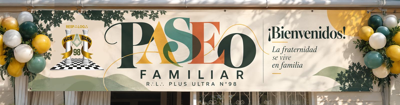 Paseo Familiar — R:. L:. Plus Ultra N° 98. ¡Bienvenidos! La fraternidad se vive en familia