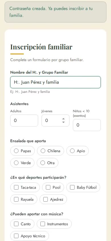 Paso 1 · Ingresar y crear tu contraseña